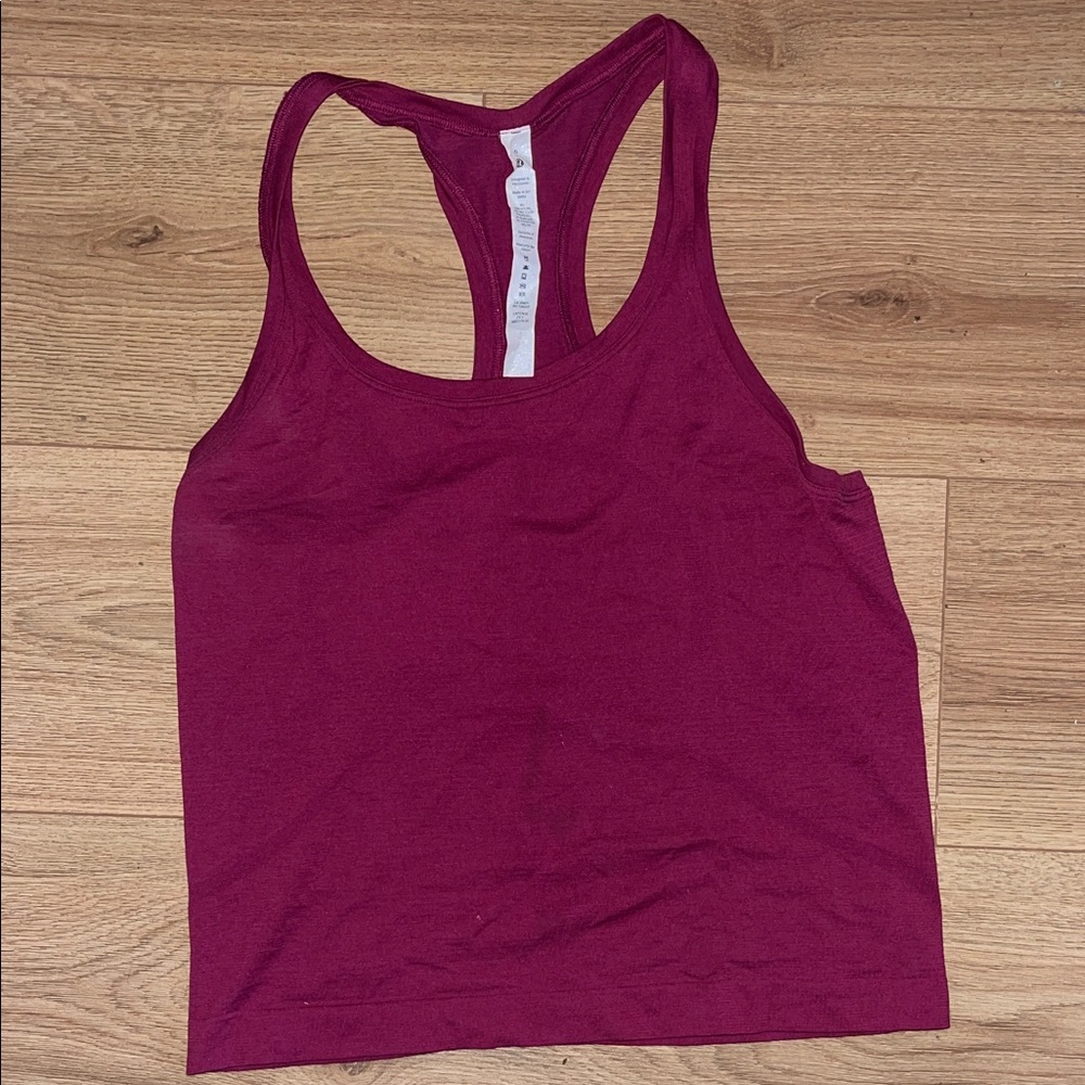 Lulu Swiftly Tech Racerback Tank 2.0. Size 6